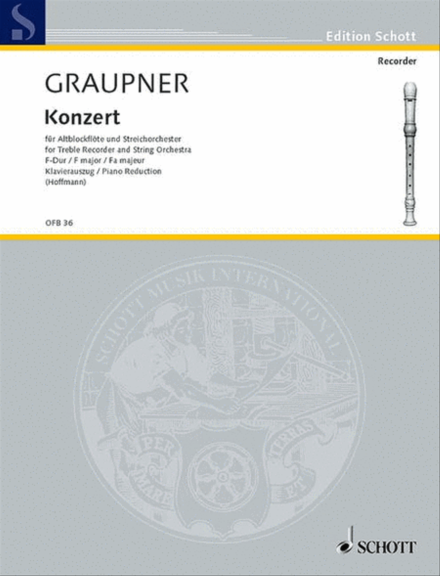 Concerto Alto Recorder scores gallery preview page 1