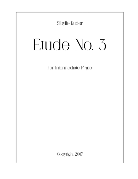 Etude No. 3 "Perpetuum Mobile" for Intermediate Piano image number null