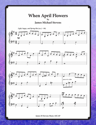 Book cover for When April Flowers