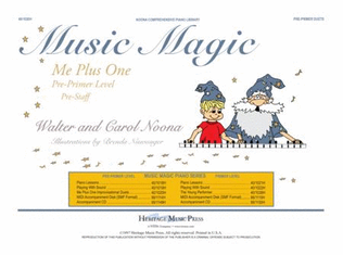 Book cover for Noona Comprehensive Music Magic Piano Me + 1 Duets Pre-Primer