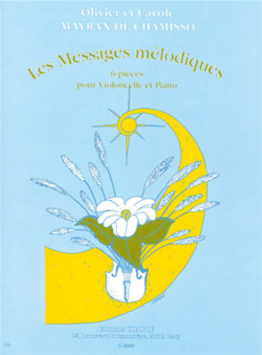 Messages melodiques Piano Accompaniment scores gallery preview page 1