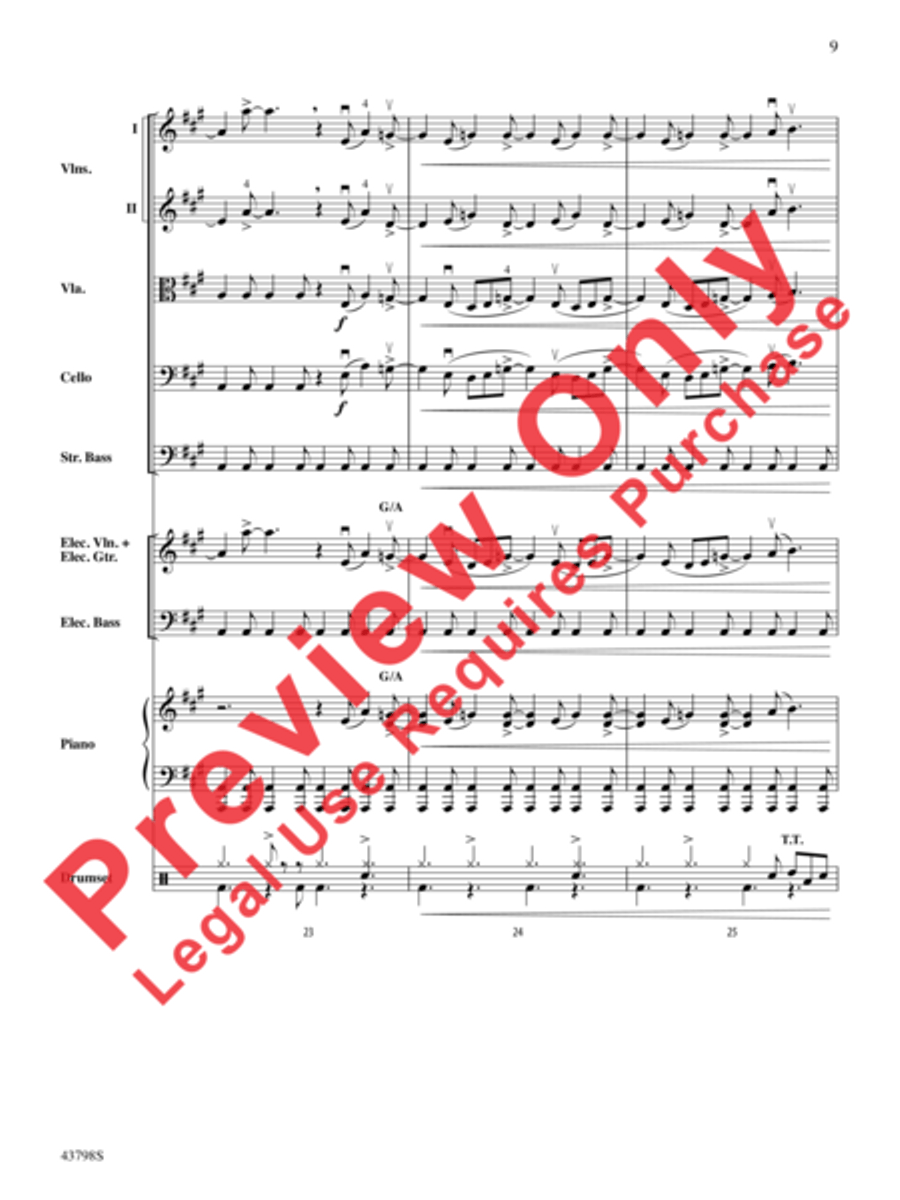 Siberian Sleigh Ride String Orchestra scores gallery preview page 42