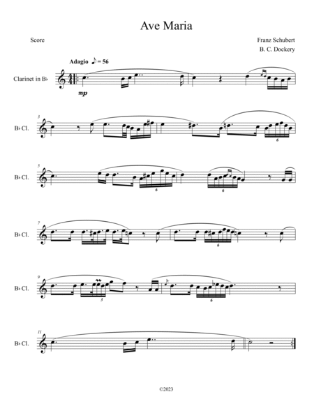 20 Classical Themes for Solo Clarinet image number null
