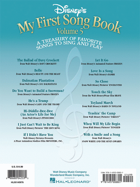 Disney's My First Songbook - Volume 5
