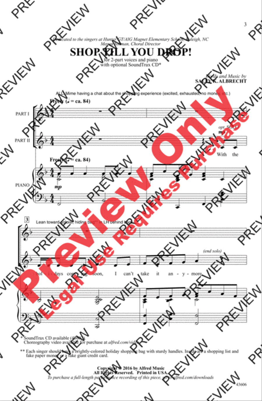 Shop Till You Drop! 2-Part scores gallery preview page 2