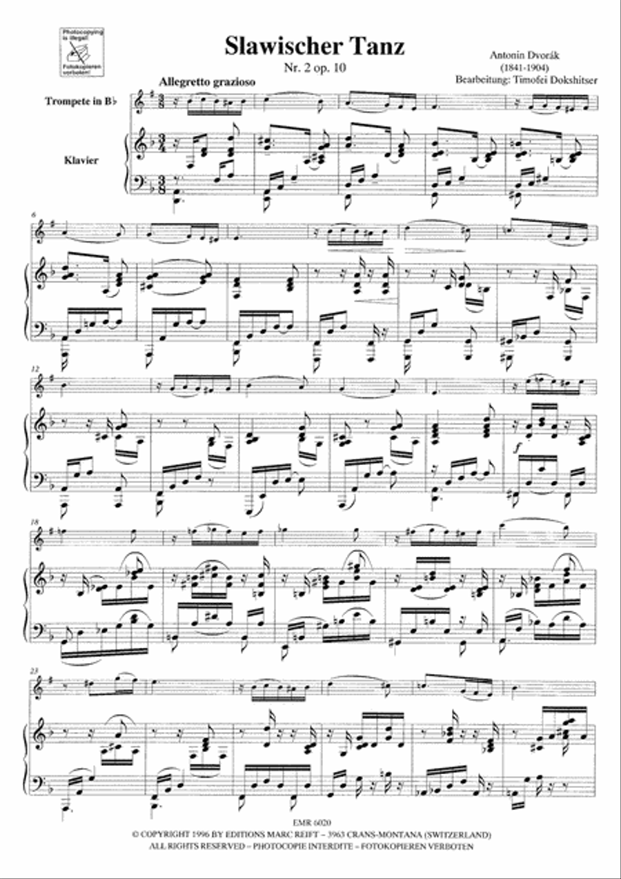 Slawischer Tanz Slawischer Tanz Trumpet Solo scores gallery preview page 4