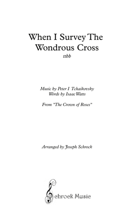 Book cover for When I Survey The Wondrous Cross