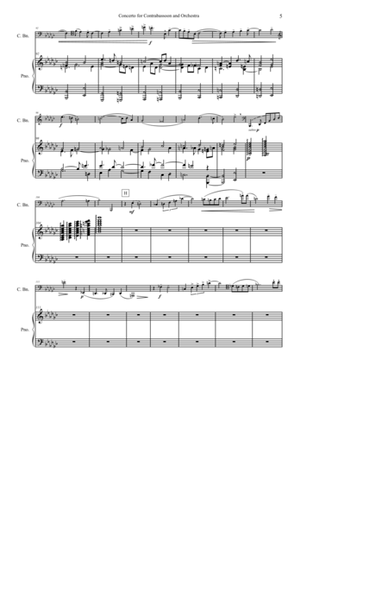 Concerto for Contrabassoon and Orchestra - Piano Reduction