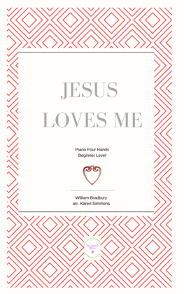 Book cover for Jesus Loves Me (Piano Duet Four Hands)