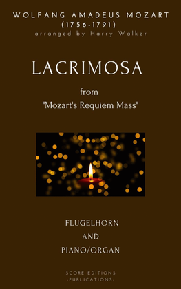 Book cover for Lacrimosa - Mozart (for Flugelhorn and Piano/Organ)