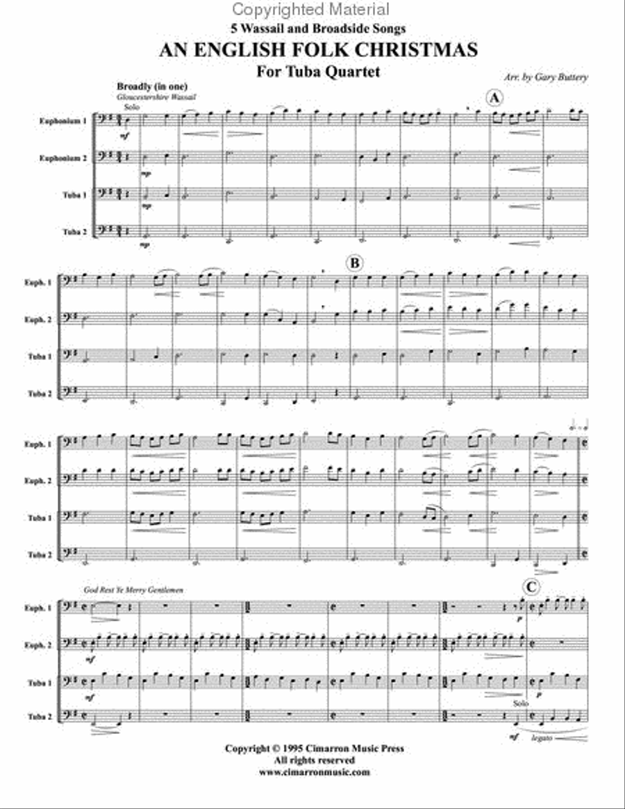 An English Folk Christmas EETT scores gallery preview page 2