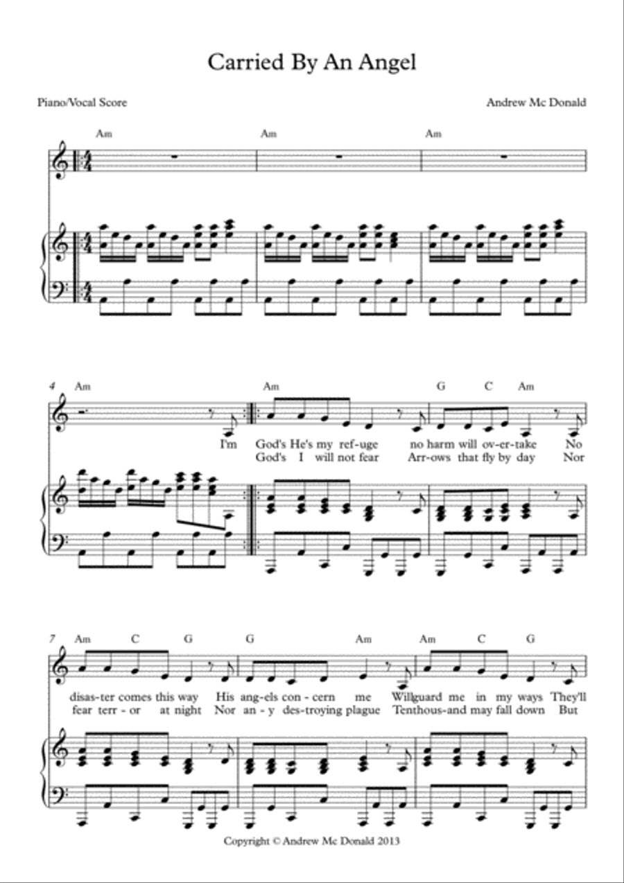 Carried By An Angel Voice scores gallery preview page 2