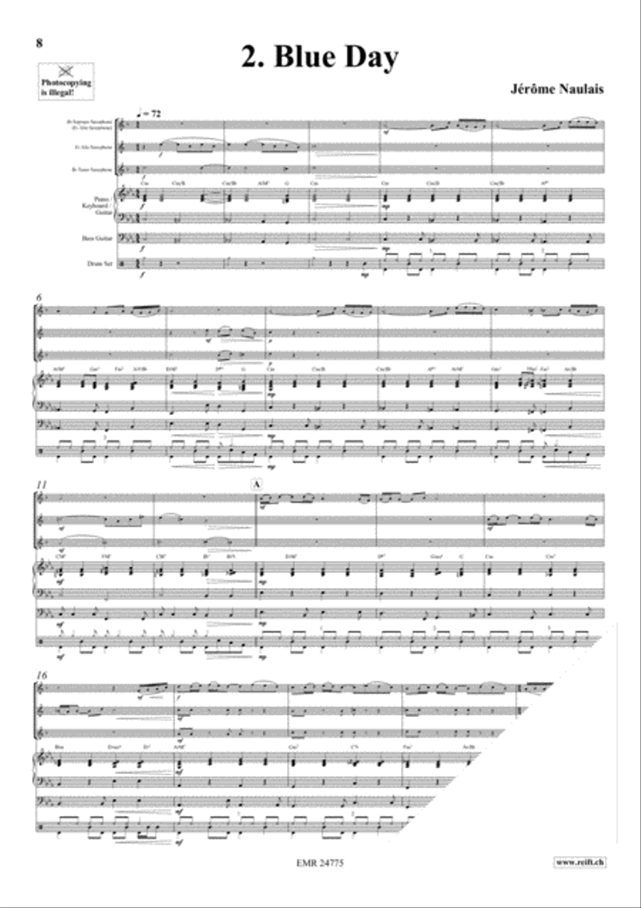 Play With Your Band Volume 2 Saxophone Ensemble scores gallery preview page 5