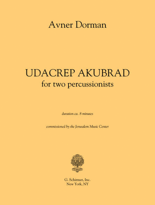 Book cover for Udacrep Akubrad