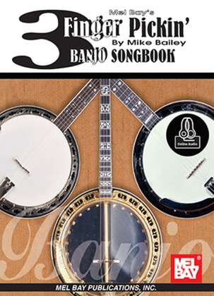 Book cover for 3 Finger Pickin' Banjo Songbook