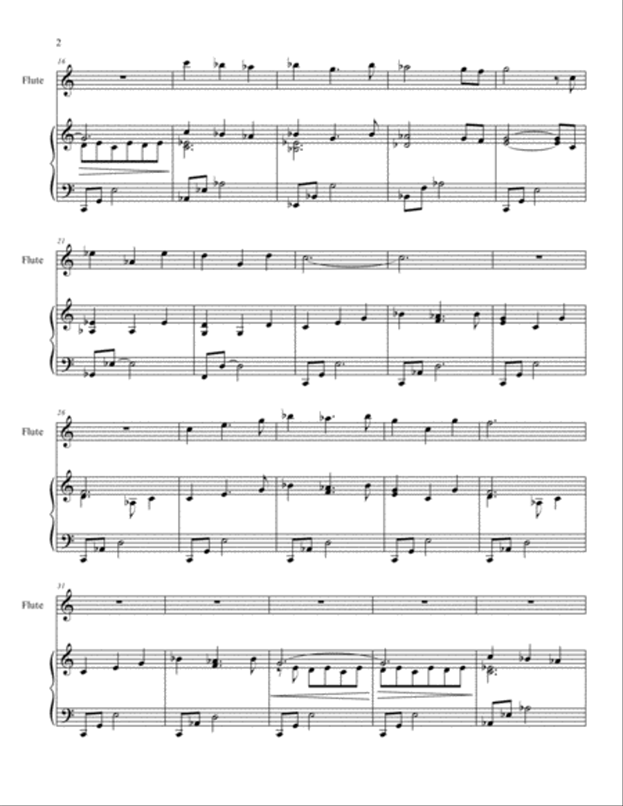 River Lullaby Flute Solo scores gallery preview page 3