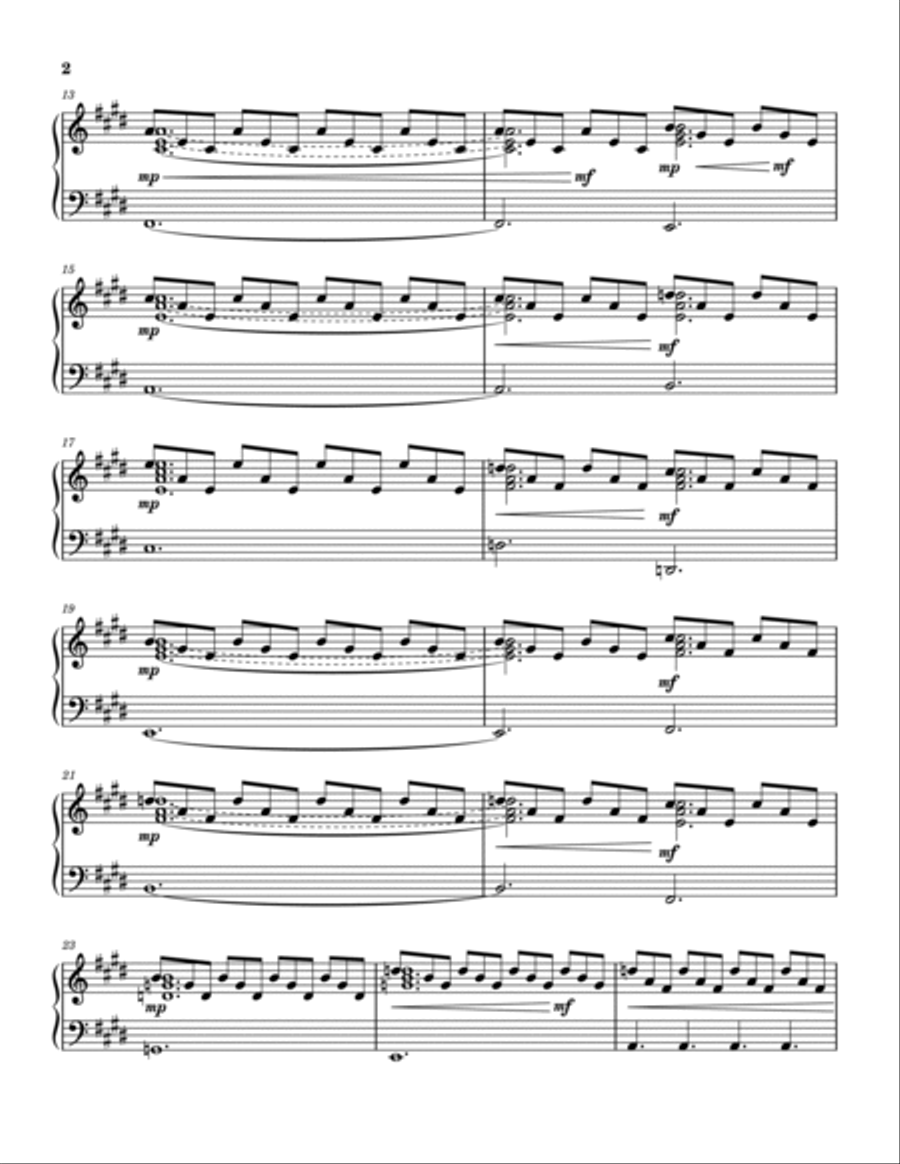 Child's Anthem Piano Solo scores gallery preview page 3