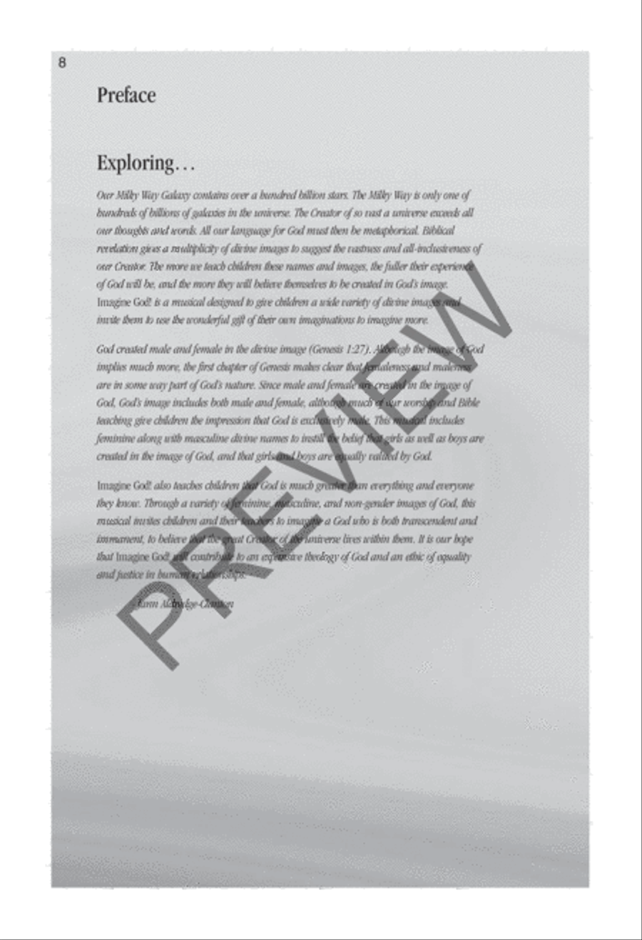 Imagine God! Preview Kit (Score & CD) Choir scores gallery preview page 7