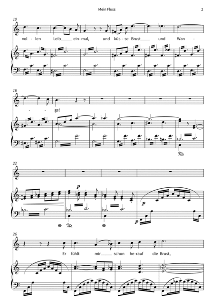 Mein Fluss Voice Solo scores gallery preview page 4