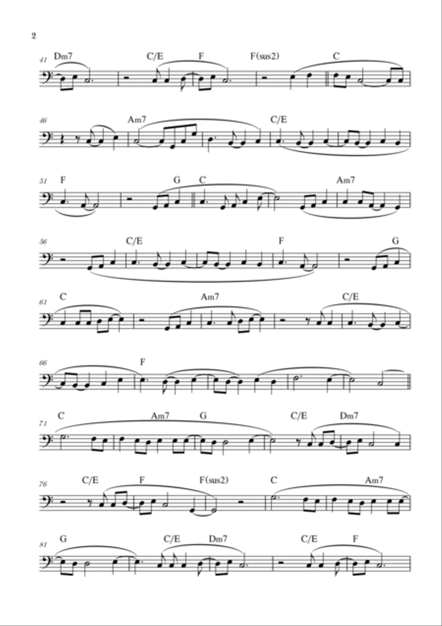 Easy On Me Bassoon Solo scores gallery preview page 2