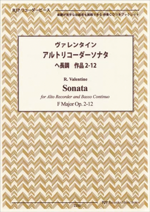 Sonata F major, Op. 2-12
