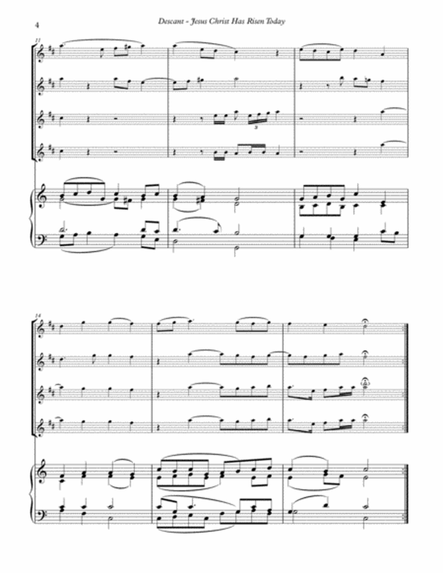 Two Easter Fanfares and Descants for Trumpet and Piano or Organ