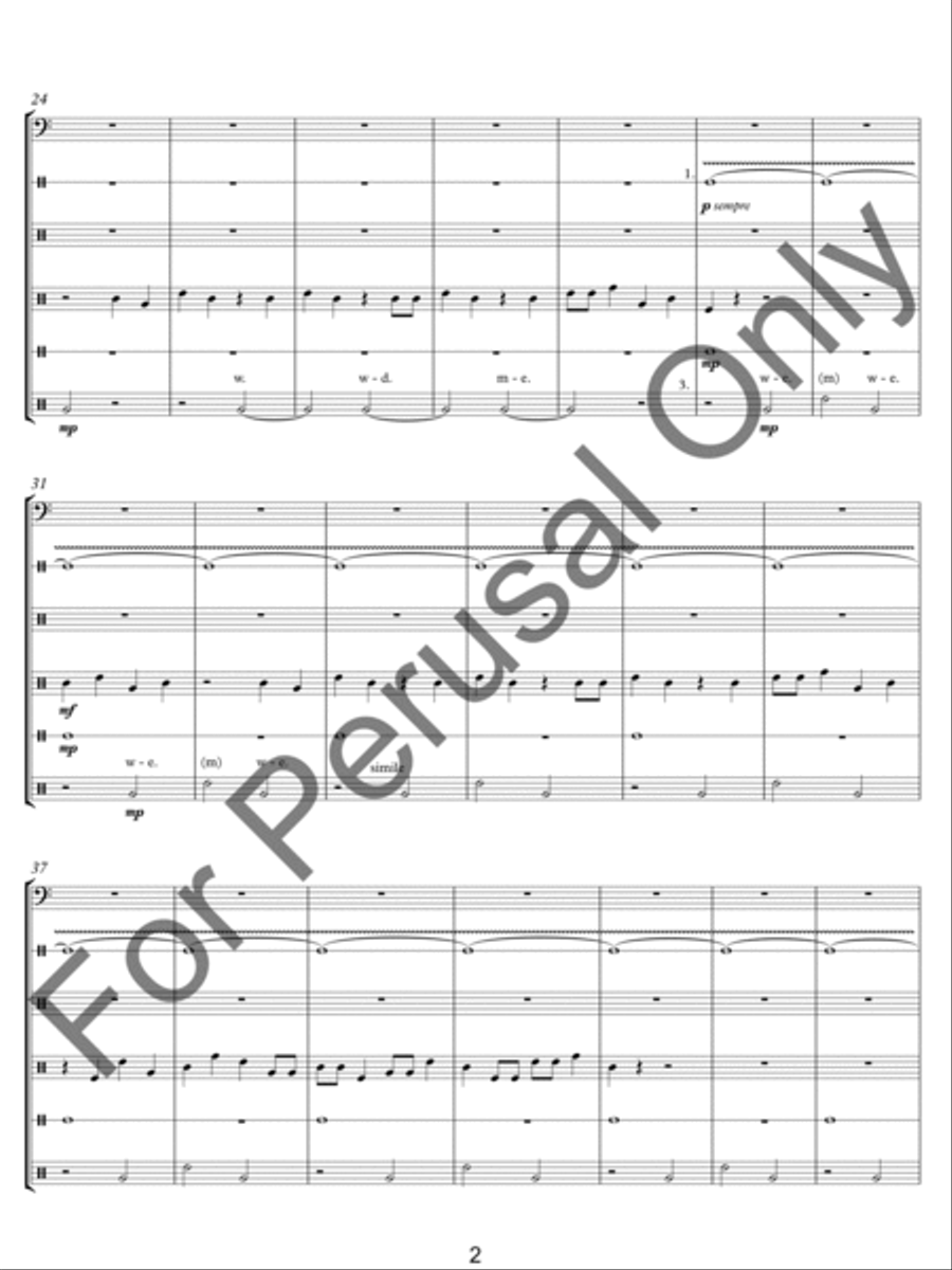 Divertimento Percussion scores gallery preview page 3