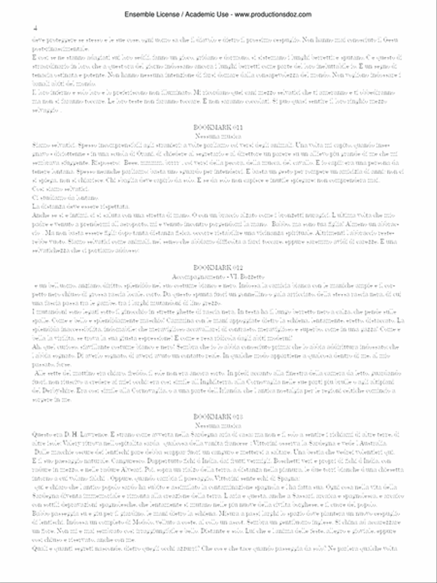 Acquerelli di Sardegna Classical Guitar scores gallery preview page 4