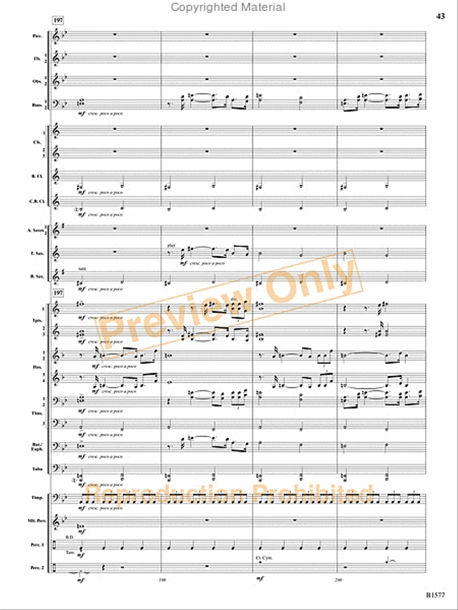 Evocatio Evocatio Concert Band scores gallery preview page 92