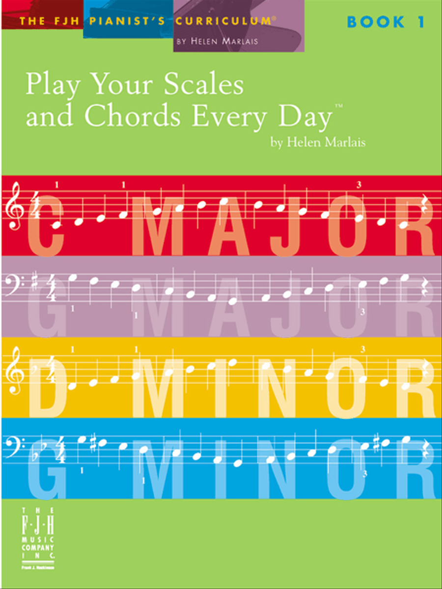 Play Your Scales & Chords Every Day, Book 1 Piano Method scores gallery preview page 1