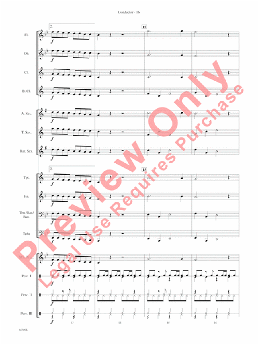 Belwin Beginning Band Kit #2 Concert Band scores gallery preview page 19
