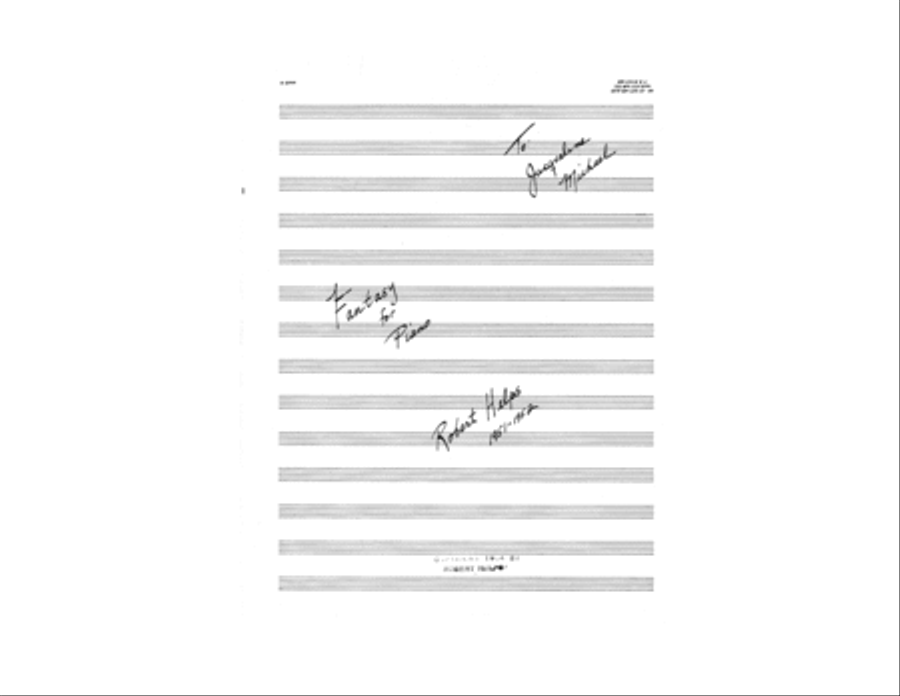[Helps] Fantasy for Piano Piano Solo scores gallery preview page 3