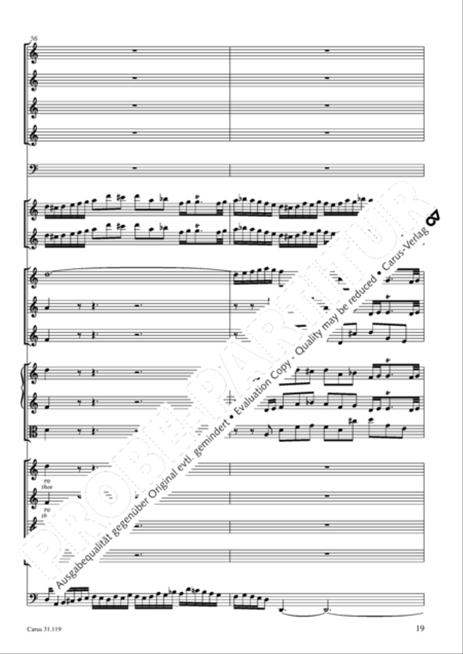 Praise the Lord, O Jerusalem (Preise, Jerusalem, den Herrn) 4-Part scores gallery preview page 20