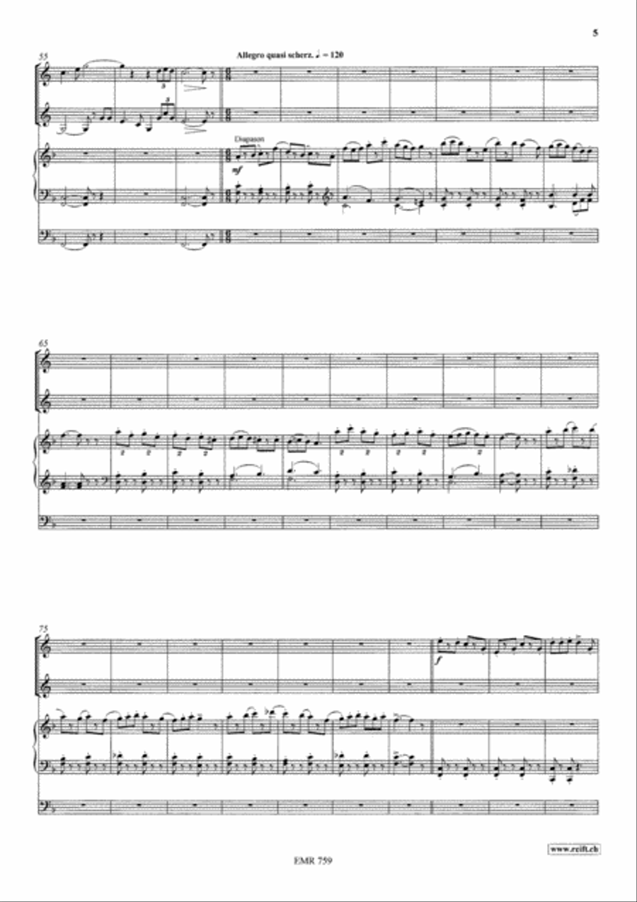 Sonata Organ scores gallery preview page 5