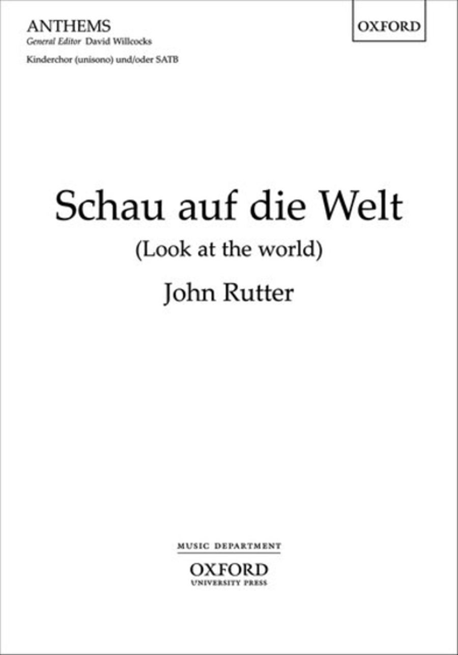 Schau auf die Welt (Look at the world)