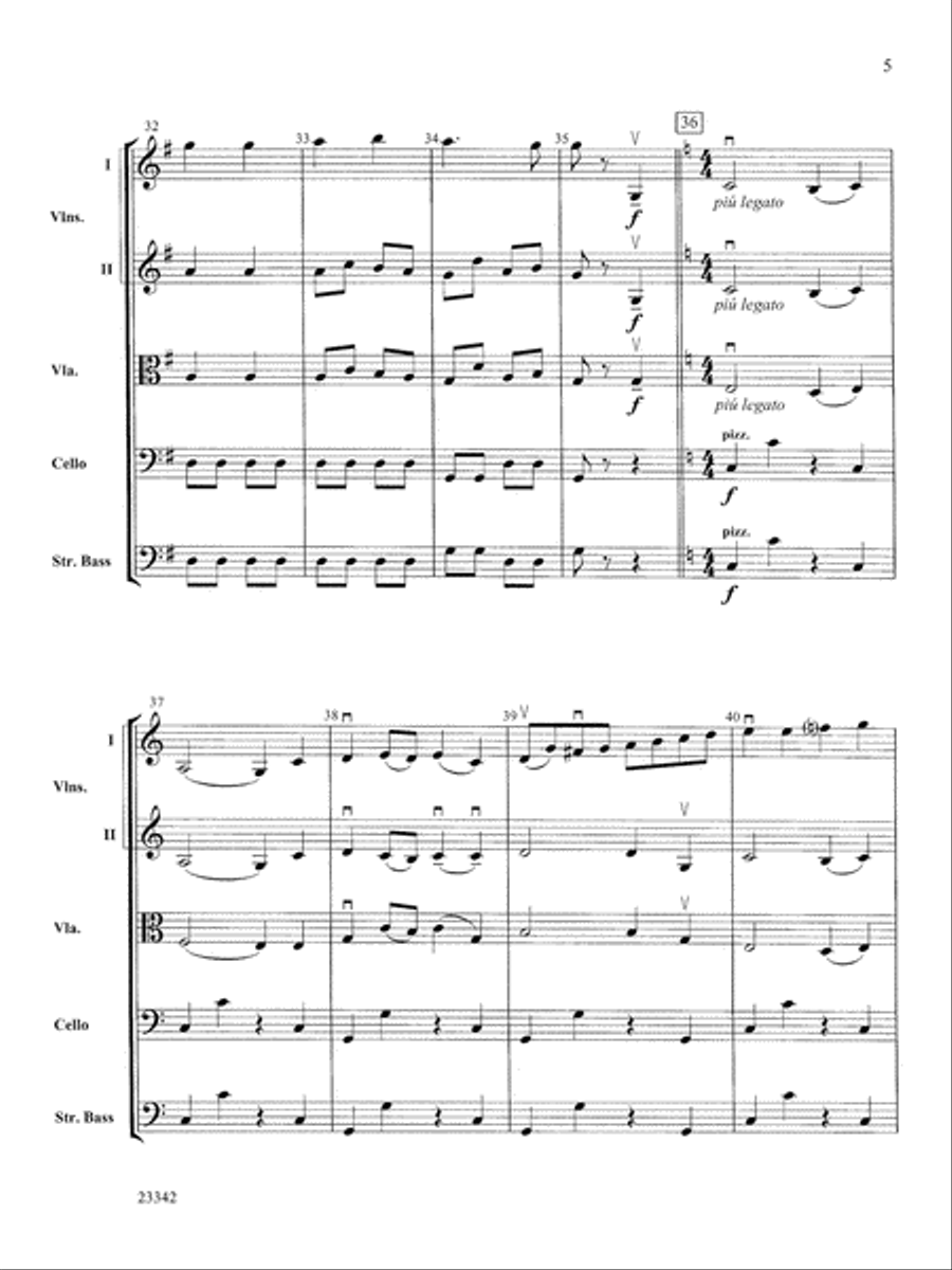Beethoven, Inc.: Score String Orchestra scores gallery preview page 5