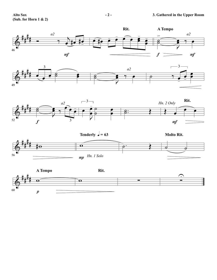 Hallelujah! What a Savior! - Printable Parts Choir scores gallery preview page 6