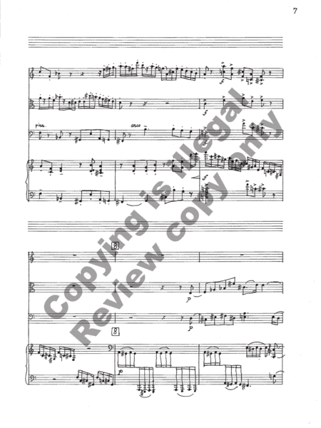 Piano Quartet (Score)