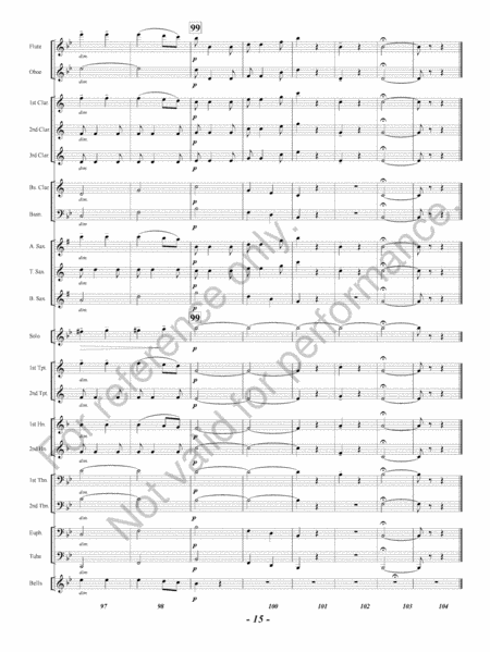 Salut d'Amour by Edward Elgar Concert Band - Sheet Music