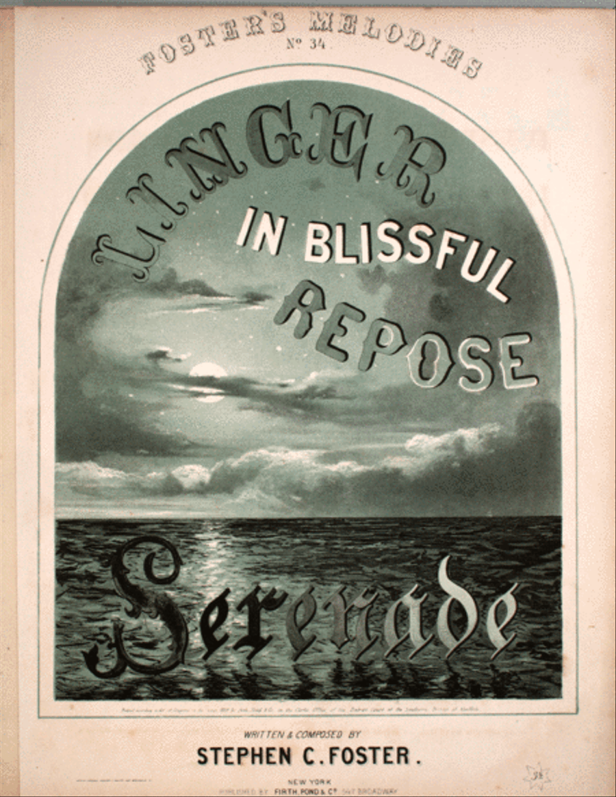 Linger in Blissful Repose. Serenade Voice scores gallery preview page 1