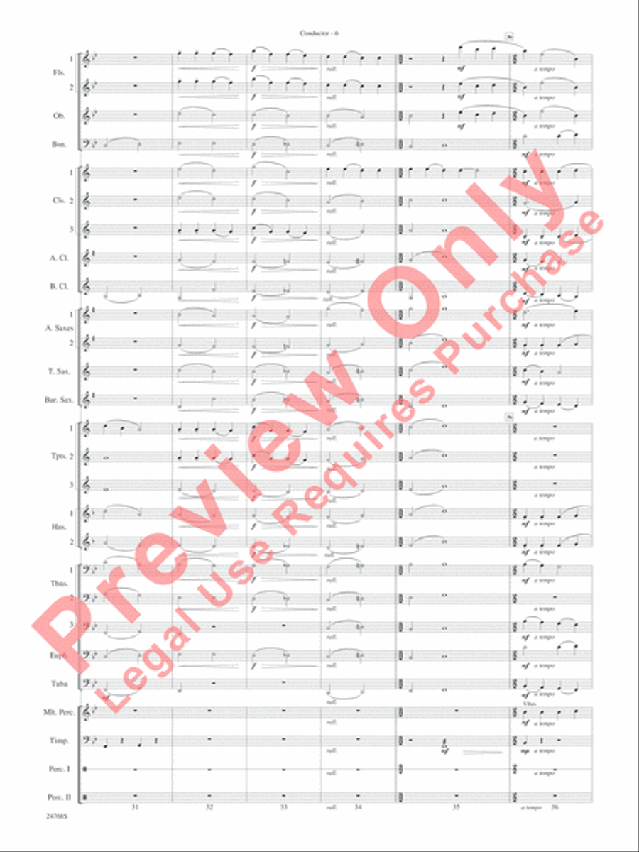 Appalachian Carol Concert Band scores gallery preview page 9