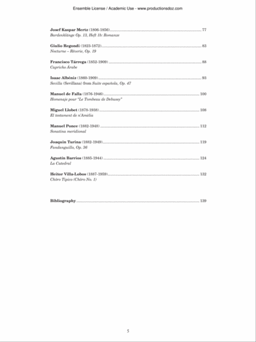 Guitar Repertoire, vol. 1 - da Milano to Villa-Lobos Classical Guitar scores gallery preview page 5