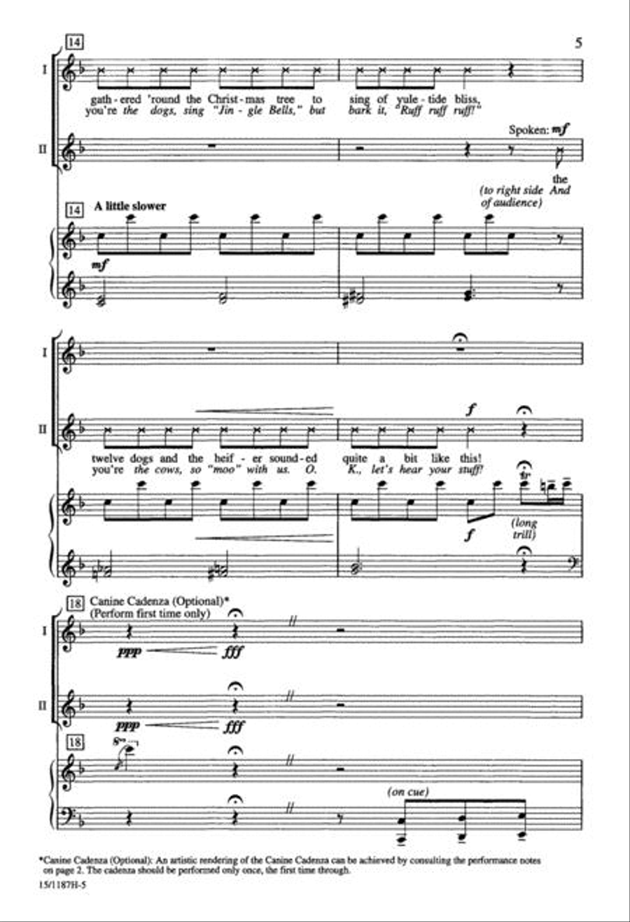 <br>Sheet music extract