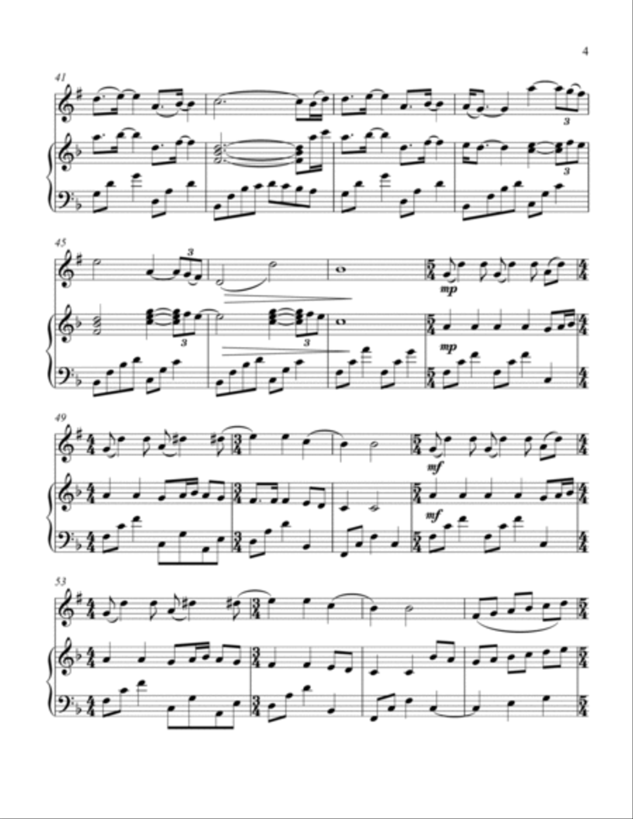 Breath Of Heaven (Mary's Song) Clarinet scores gallery preview page 5