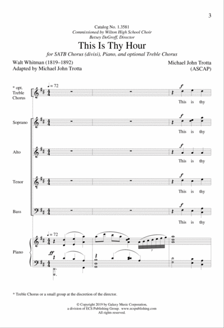 This Is Thy Hour Divisi scores gallery preview page 2