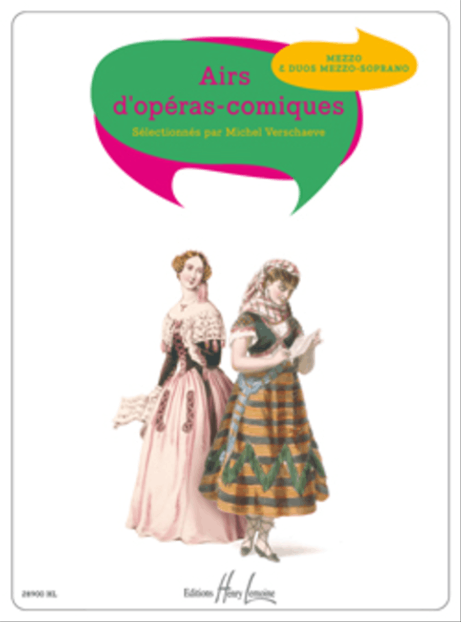 Airs d'operas comiques Mezzo-Soprano Voice scores gallery preview page 1