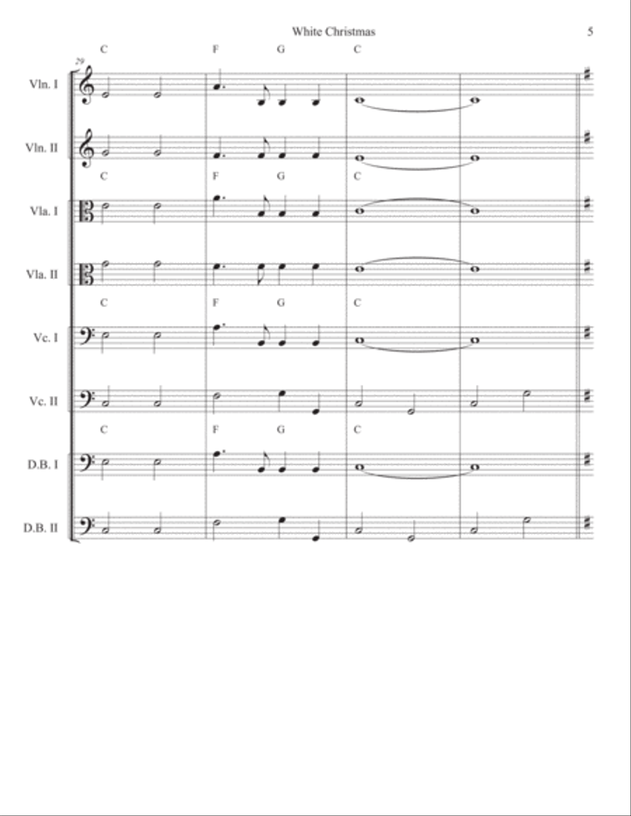 White Christmas White Christmas Cello scores gallery preview page 5