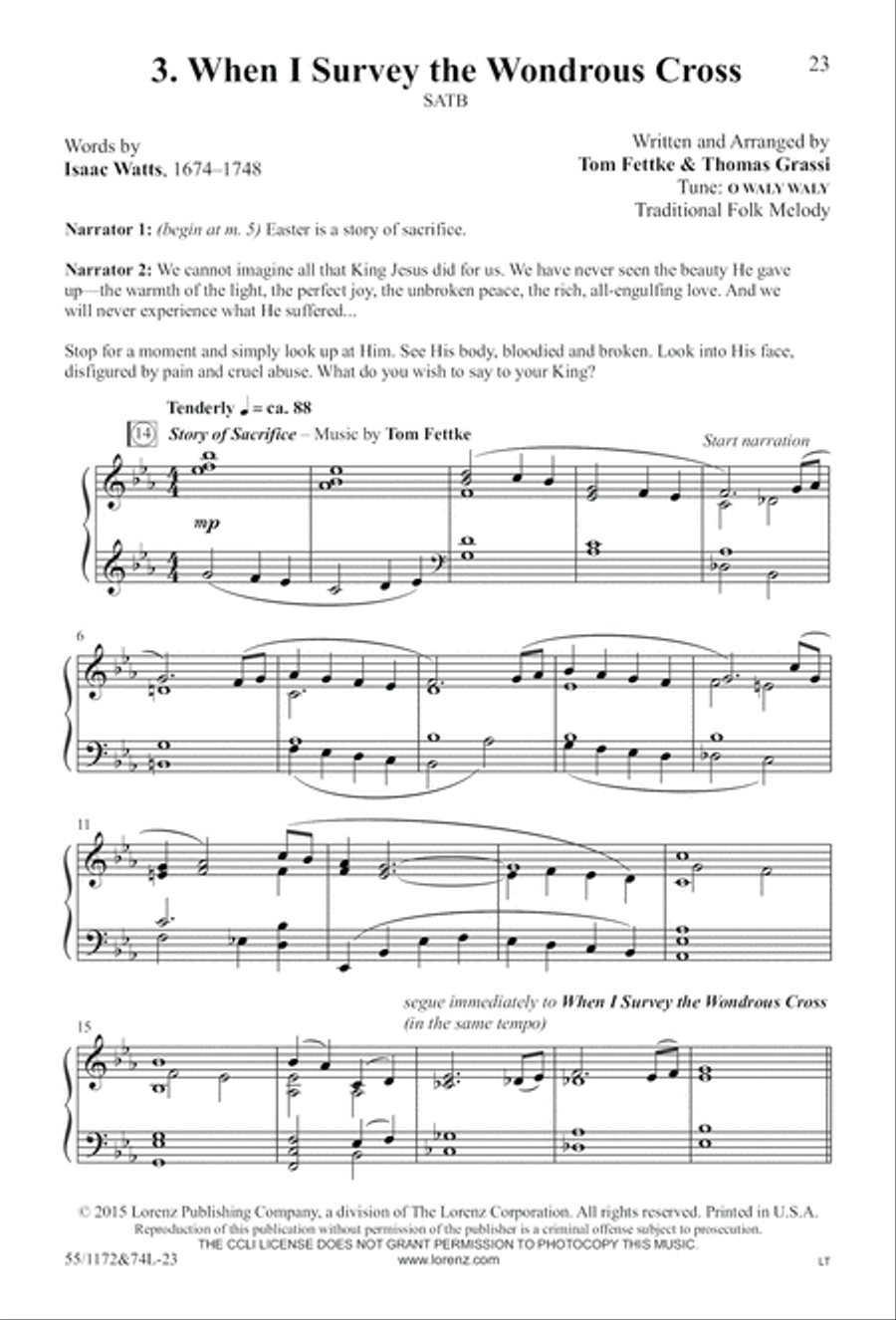 The Easter Story The Easter Story 4-Part scores gallery preview page 24