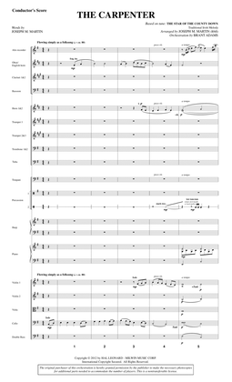 The Carpenter (from Canticle Of The Cross) - Score