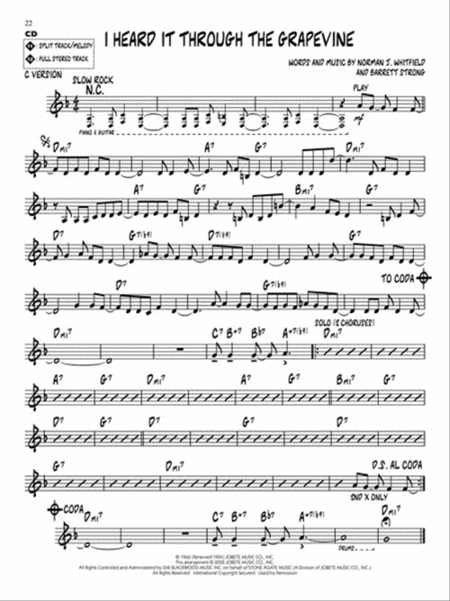 Motown Classics C Instrument scores gallery preview page 6